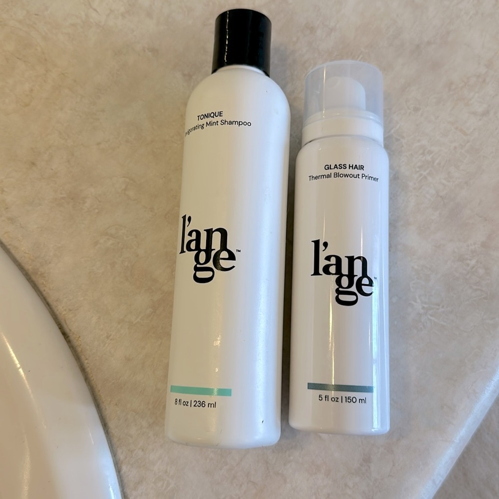 New L’ange Glass Hair and Tonique Shampoo